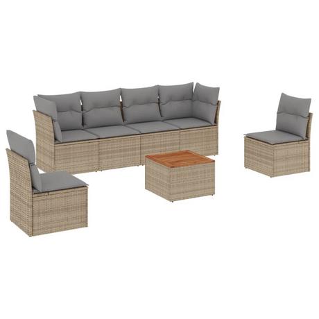 VidaXL Garten sofagarnitur poly-rattan  