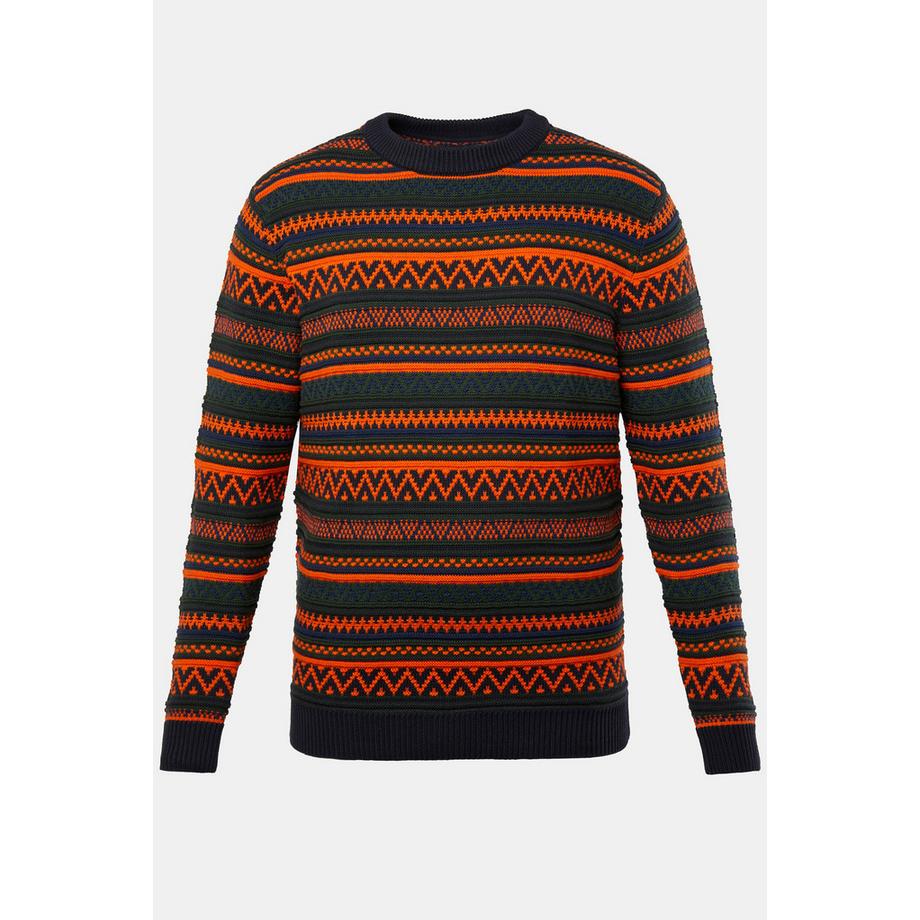 Sthuge Pullover Strick-Muster Rundhals  