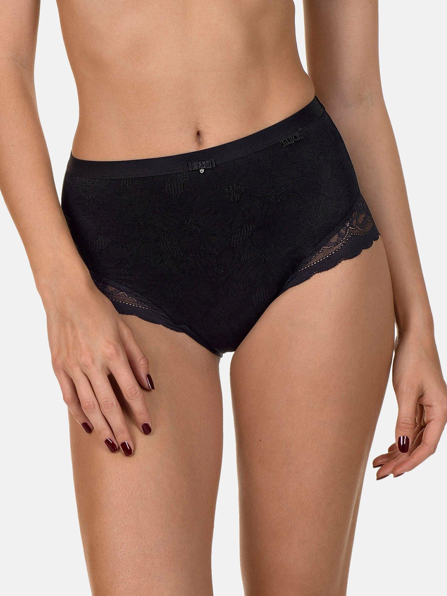 Image of Slip Mit Hoher Taille Evelyn Damen Schwarz 42