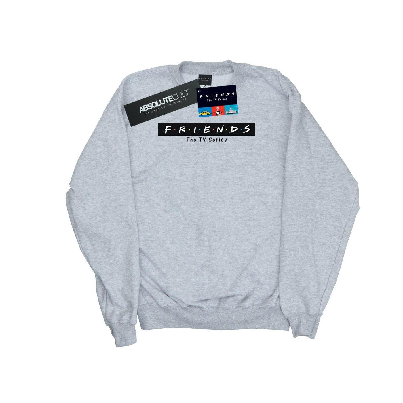 Image of Logo Block Sweatshirt Mädchen Grau 152-158