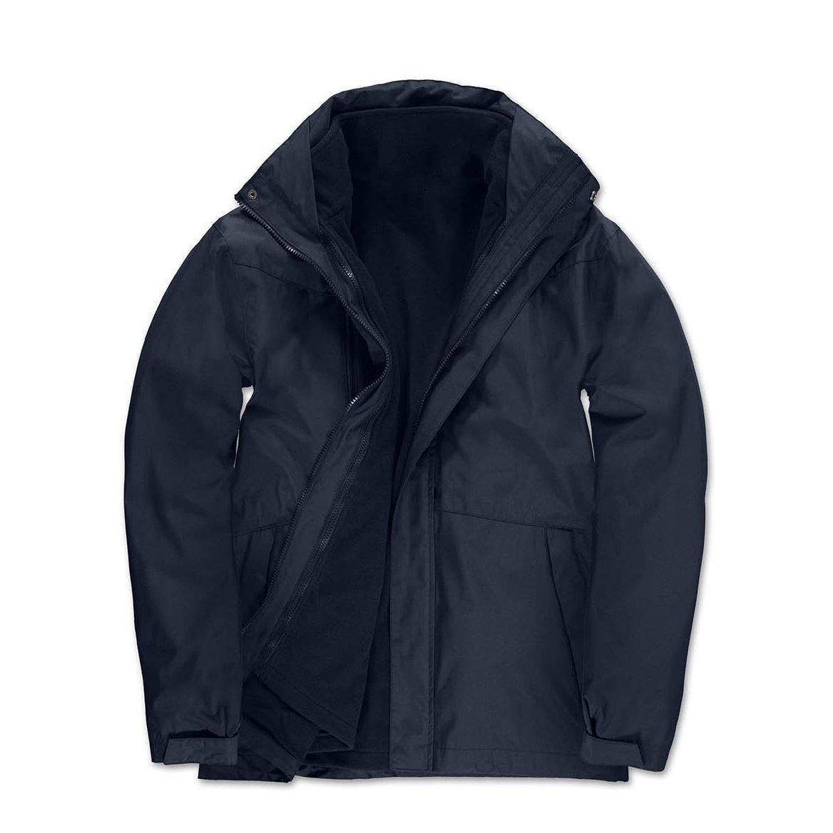 B and C Corporate Giacca 3 in 1 con Cappuccio  