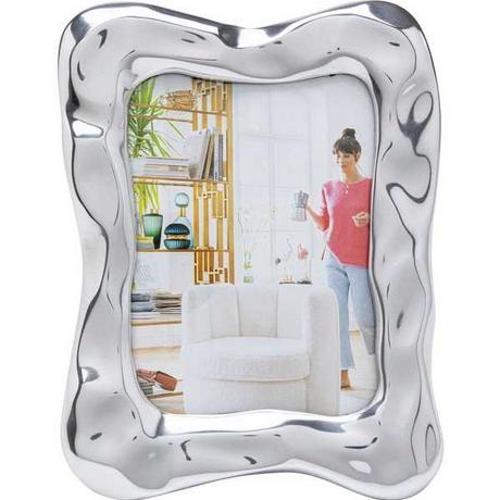 KARE Design Bilderrahmen Jade Swing silber 13x18  