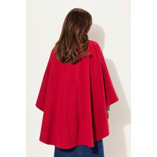 Ulla Popken  Cape col montant, patte de boutonnage et manches longues 