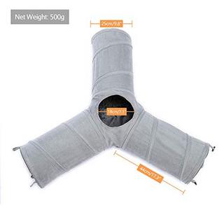 Alopini  Magnifique tunnel pliable pour chat avec tunnel bruissant pour chats, lapins ou petits animaux 