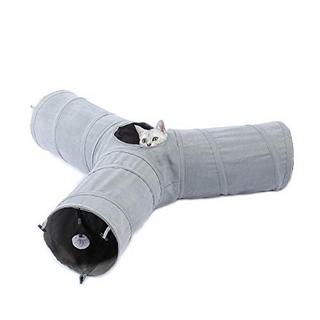 Alopini  Magnifique tunnel pliable pour chat avec tunnel bruissant pour chats, lapins ou petits animaux 