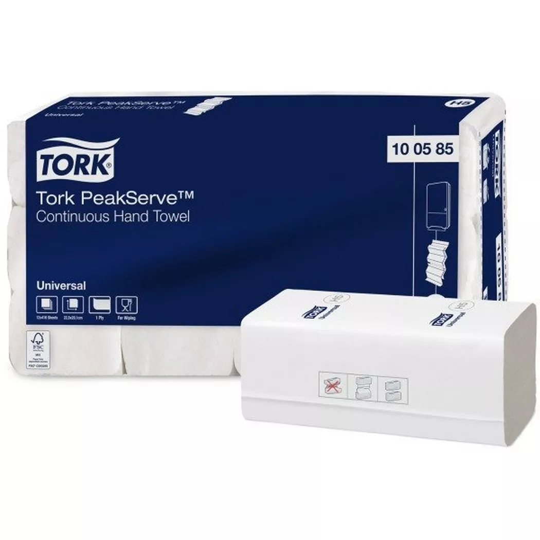 TORK Papierhandtücher PeakServe 1-lagig