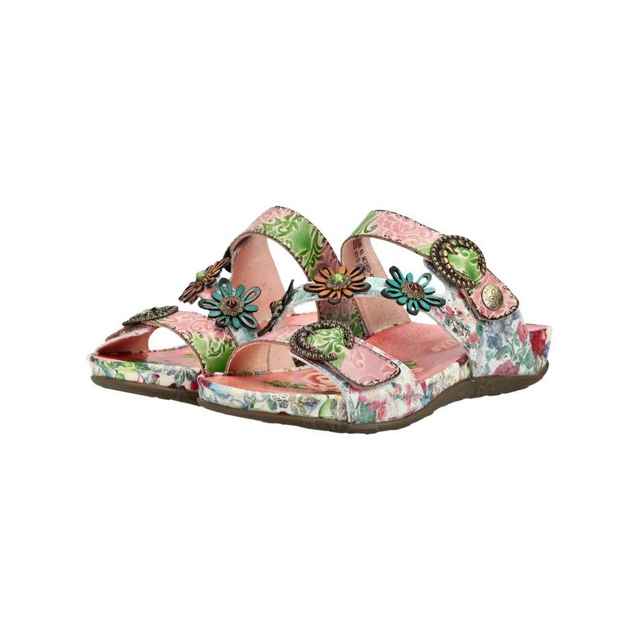 Laura Vita Mules à Imprimé Floral  