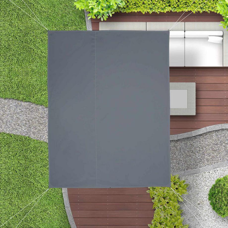 Northix Rechteckiges UV-Sonnensegel  