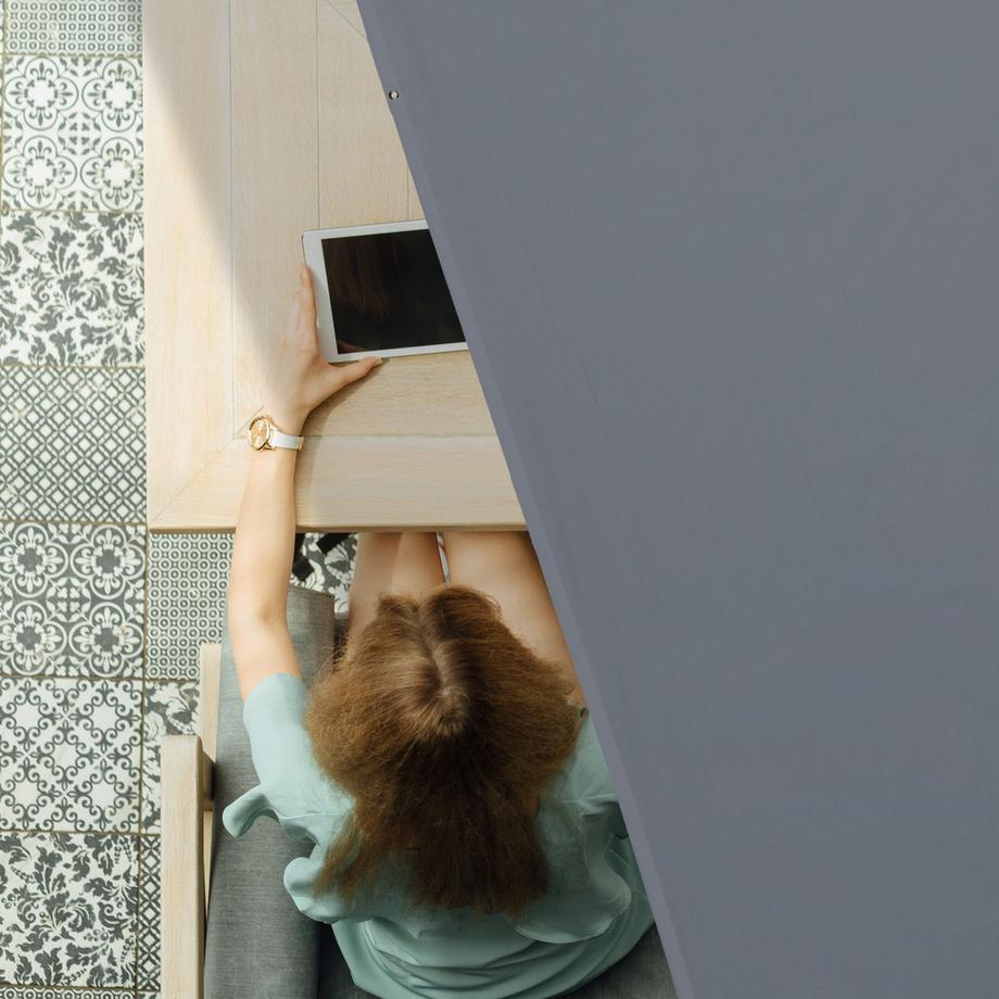 Northix Rechteckiges UV-Sonnensegel  