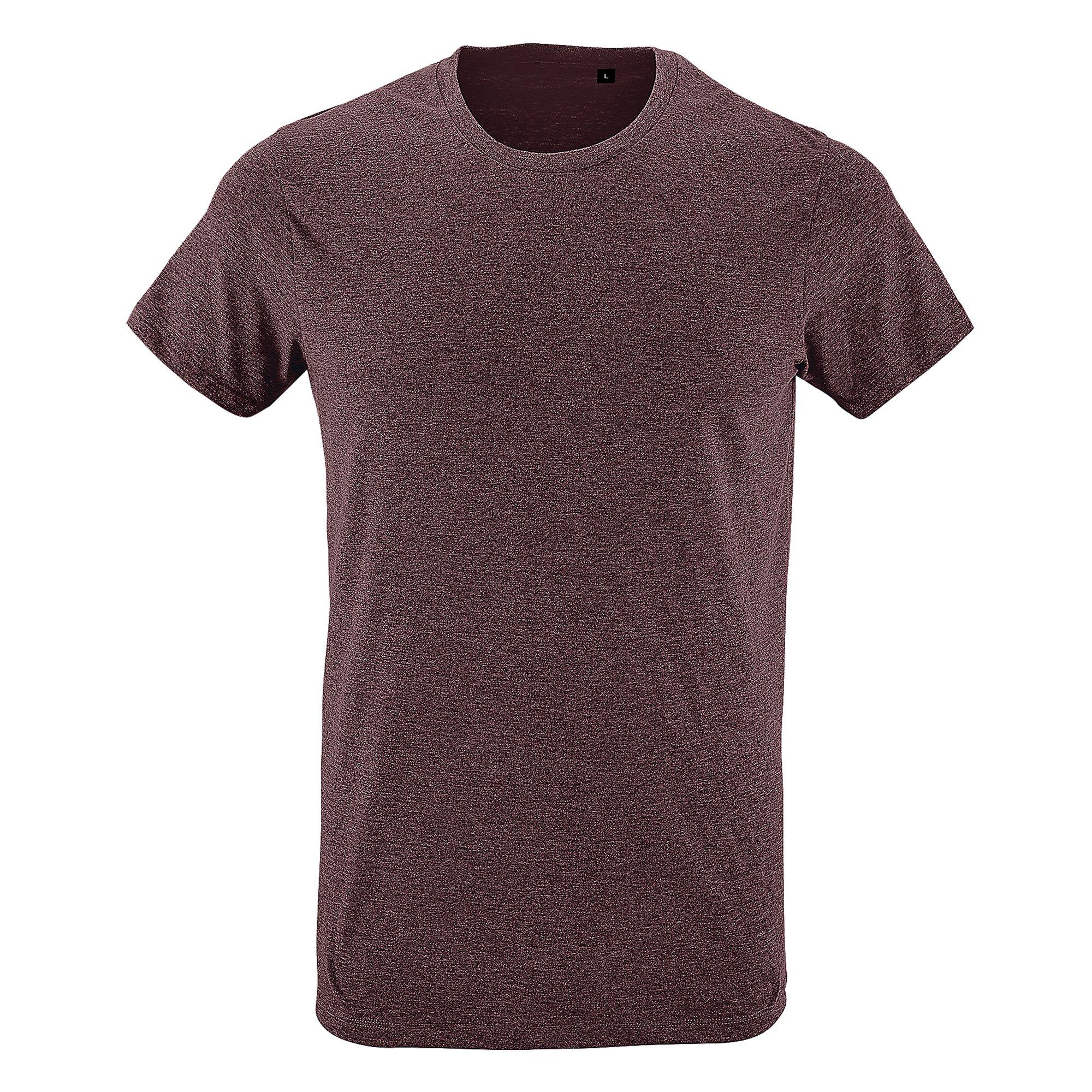 Image of Regent Slim Fit Tshirt, Kurzarm Herren Weinrot S