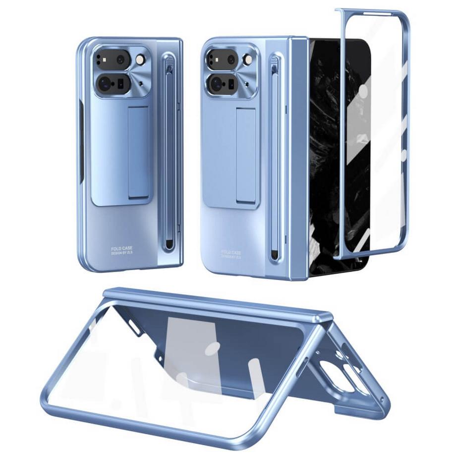 Cover-Discount  Google Pixel 10 Pro Fold - 360-grad Schutzhülle mit Kickstand 