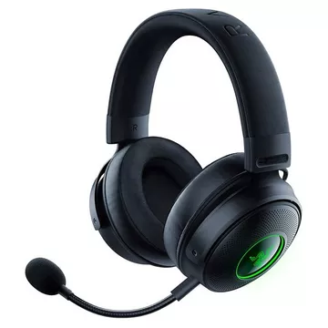 Kraken V3 Pro Kopfhörer Verkabelt & Kabellos Nackenband Gaming USB Typ-A Schwarz