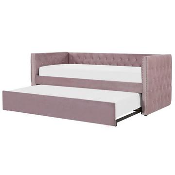 Letto con rete a doghe en Velluto Moderno GASSIN