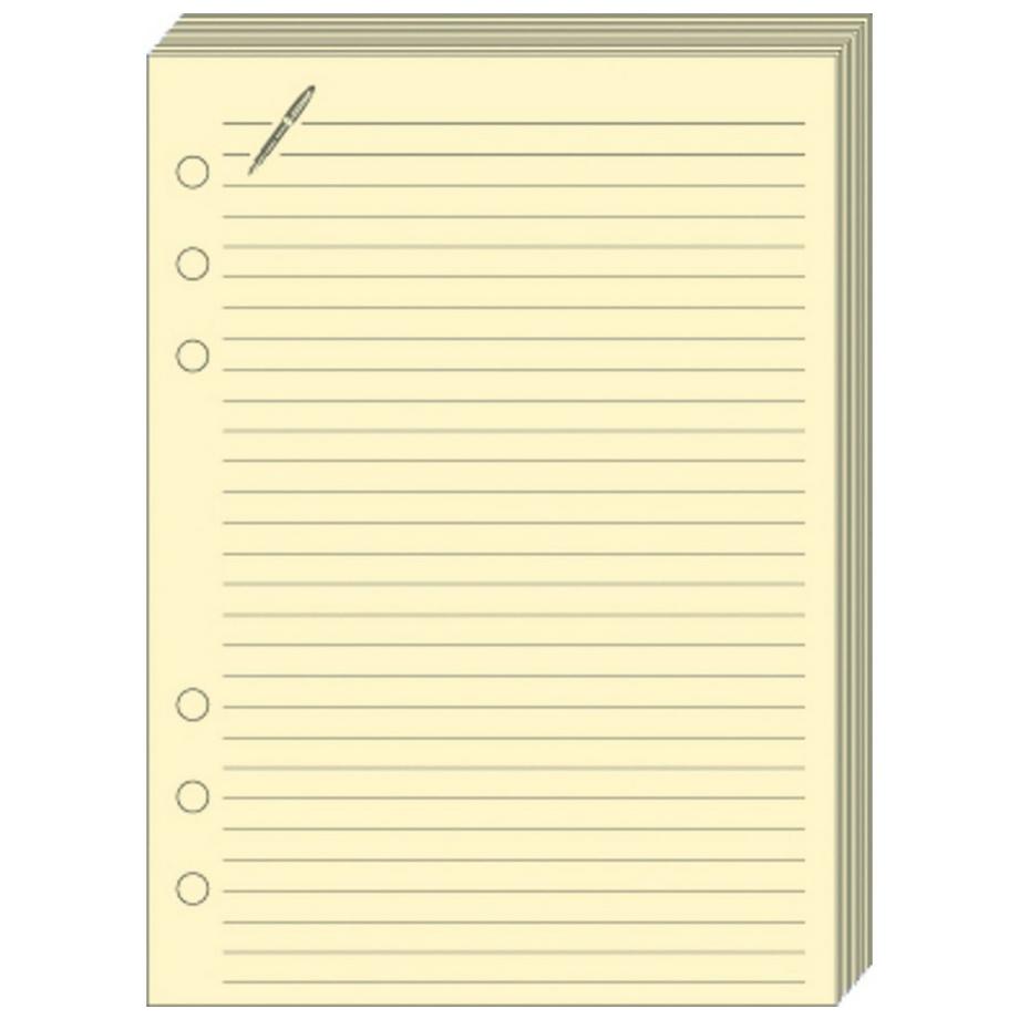 Quo Vadis Recharges organiseur - Lignées - Tranche dorée - 15x20 cm - Recharge  