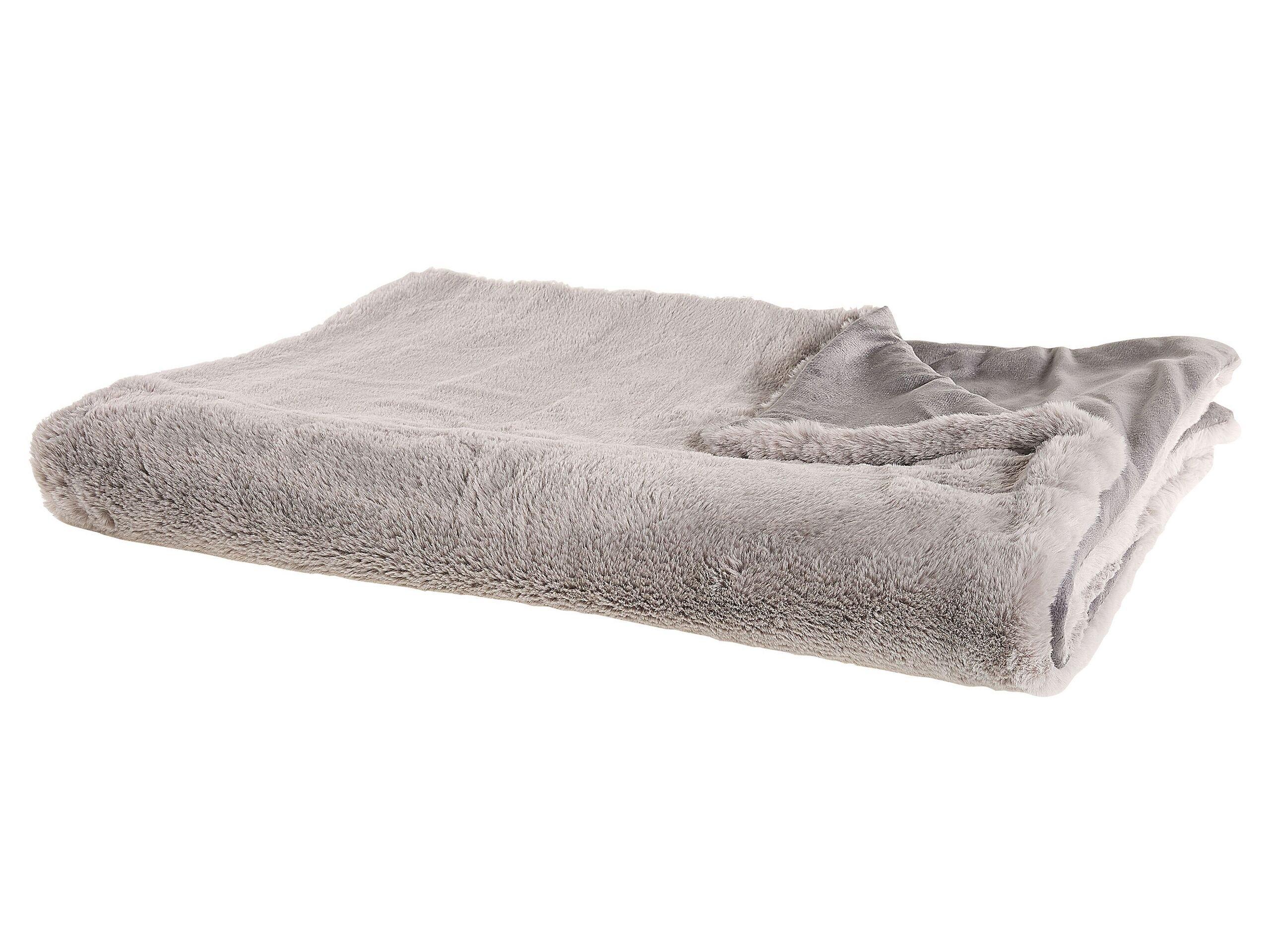 Beliani Kuscheldecke aus Polyester Modern CHAAB  