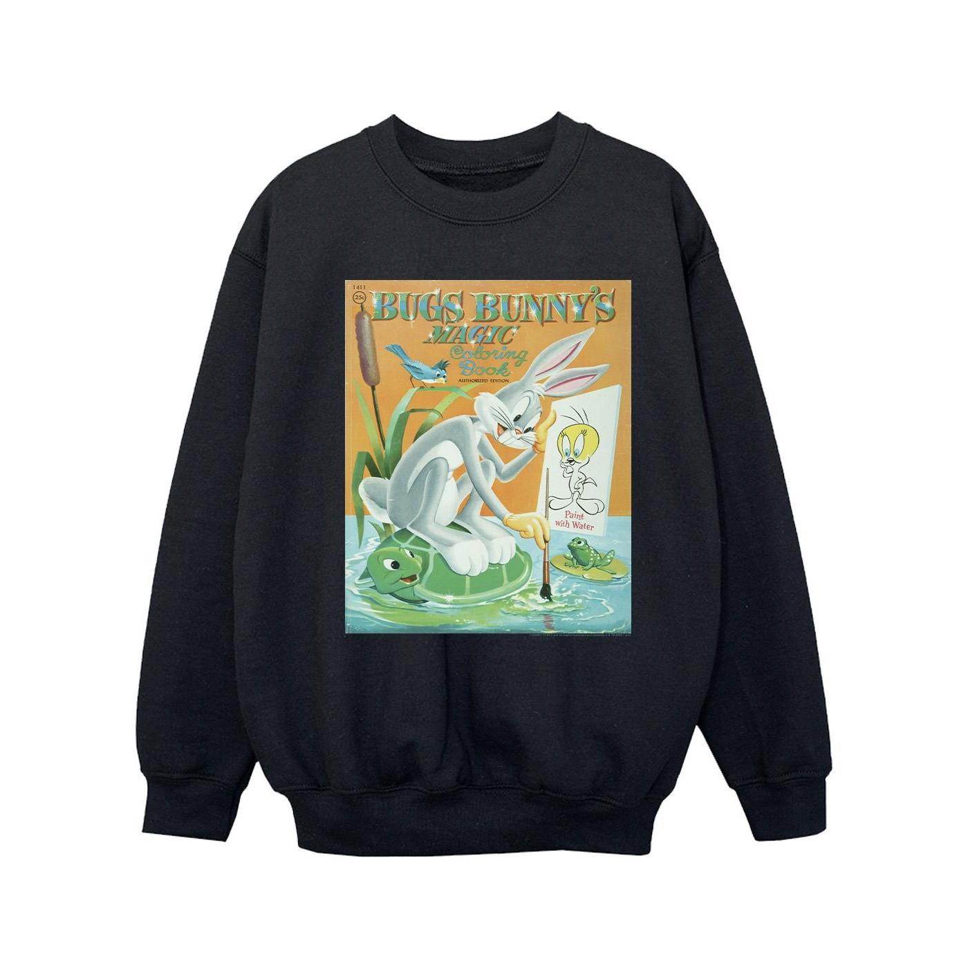 Image of Bugs Bunny Colouring Book Sweatshirt Mädchen Schwarz 128