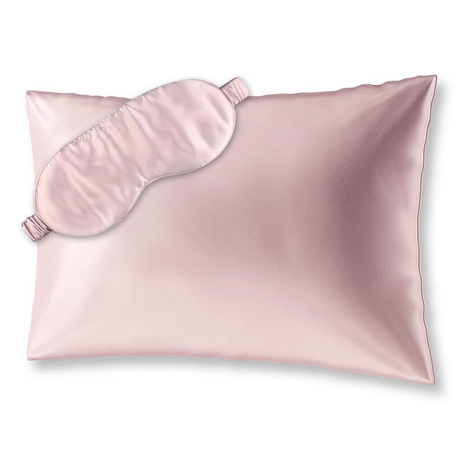 BEAUTY SLEEP SET S Taie d'oreiller (50x75) et masque de nuit en soie