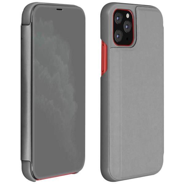 Avizar  Étui Folio Miroir iPhone 11 Pro Argent 