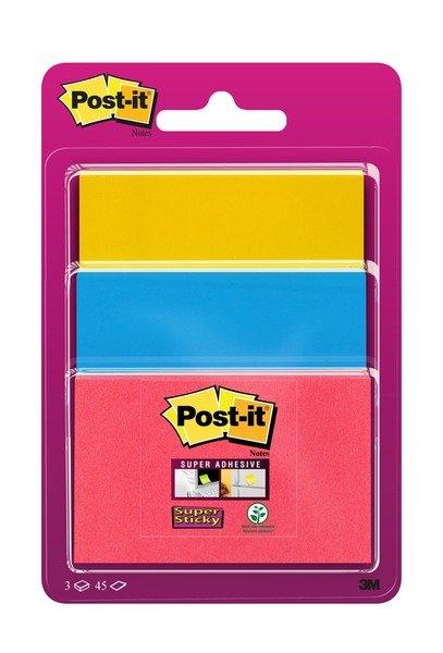 Post-It POST-IT Super Sticky Notes 3432SS3BY multicolor 3 Stück  