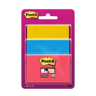 Post it POST-IT Super Sticky Notes 3432SS3BY multicolor 3 Stück  