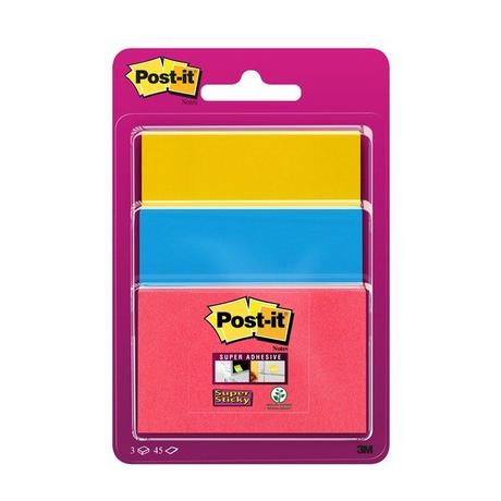 Post-It POST-IT Super Sticky Notes 3432SS3BY multicolor 3 Stück  