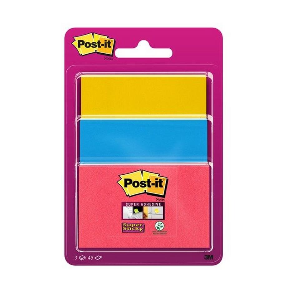 POST-IT Super Sticky Notes 3432SS3BY multicolor 3 Stück