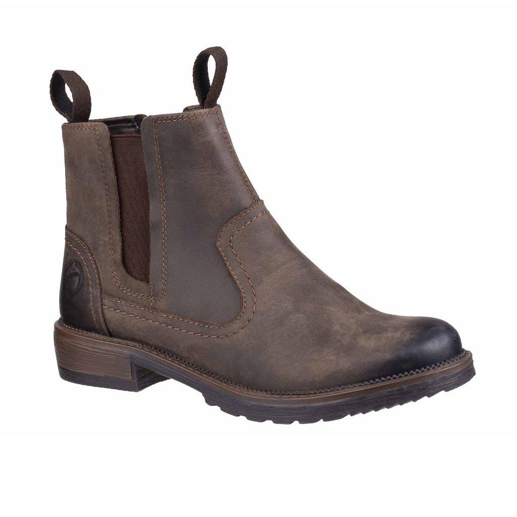 Image of Laverton Slip On Lederstiefeletten Damen Braun 38