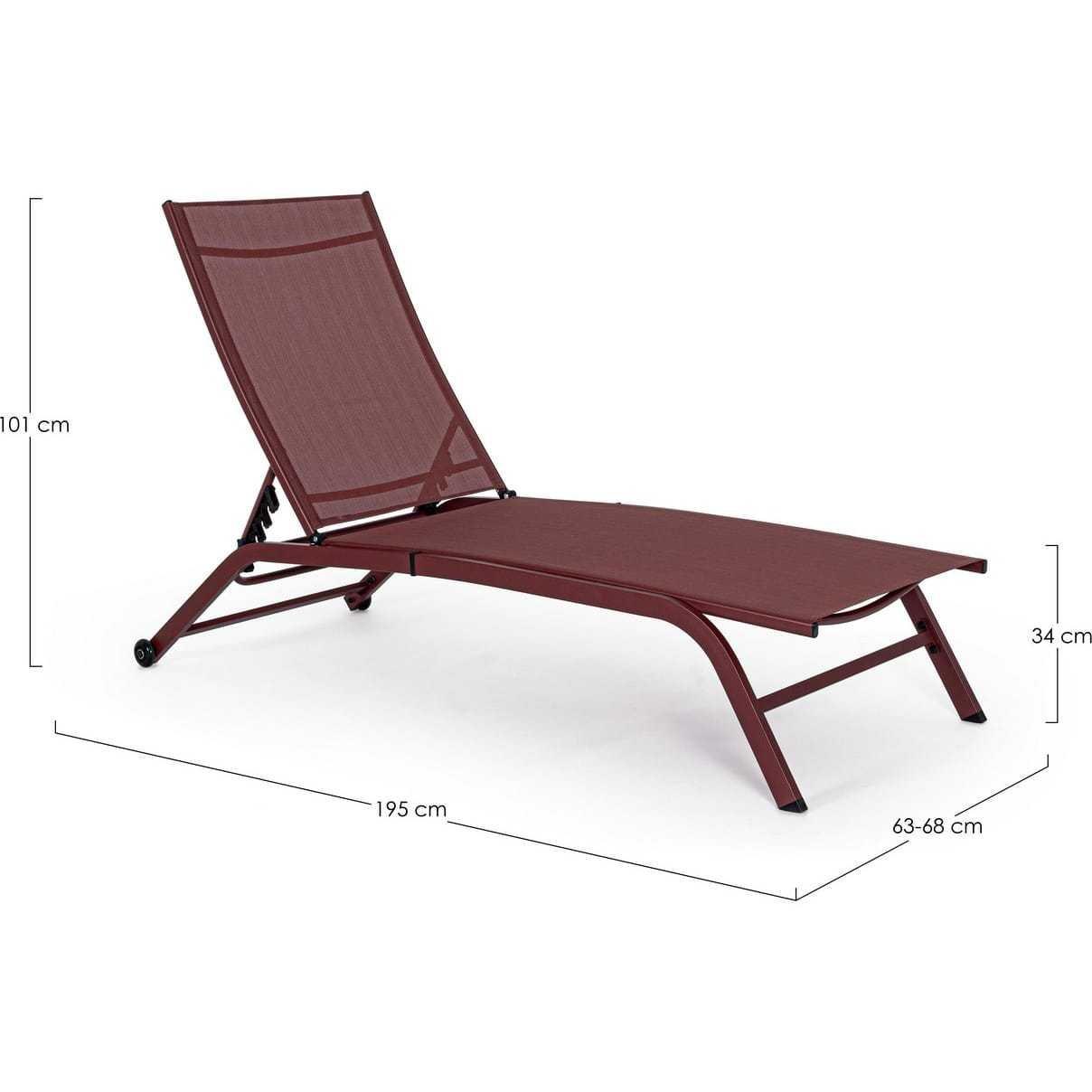 mutoni Chaise longue Raul Pepper  