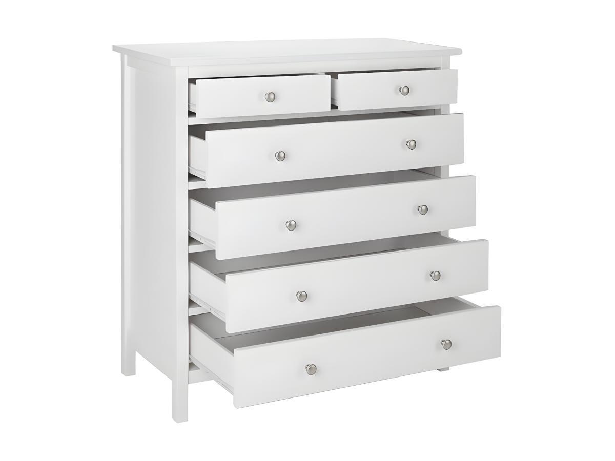 Vente-unique Commode ALBANE 6 tiroirs Pin  