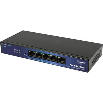 Netzwerk Switch 5 Port 1000 MBit/s PoE-Funktion