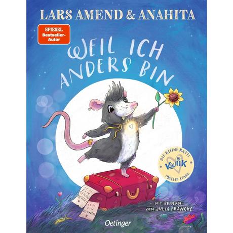 Die kleine Ratte Kwiik macht stark. Weil ich anders bin Amend, Lars; Anahita; Francke, Julia (Illustrationen) Couverture rigide 