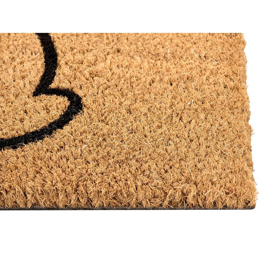 Beliani Tappetino da Ingresso en Fibra di Cocco Cottage LINGAYEN  