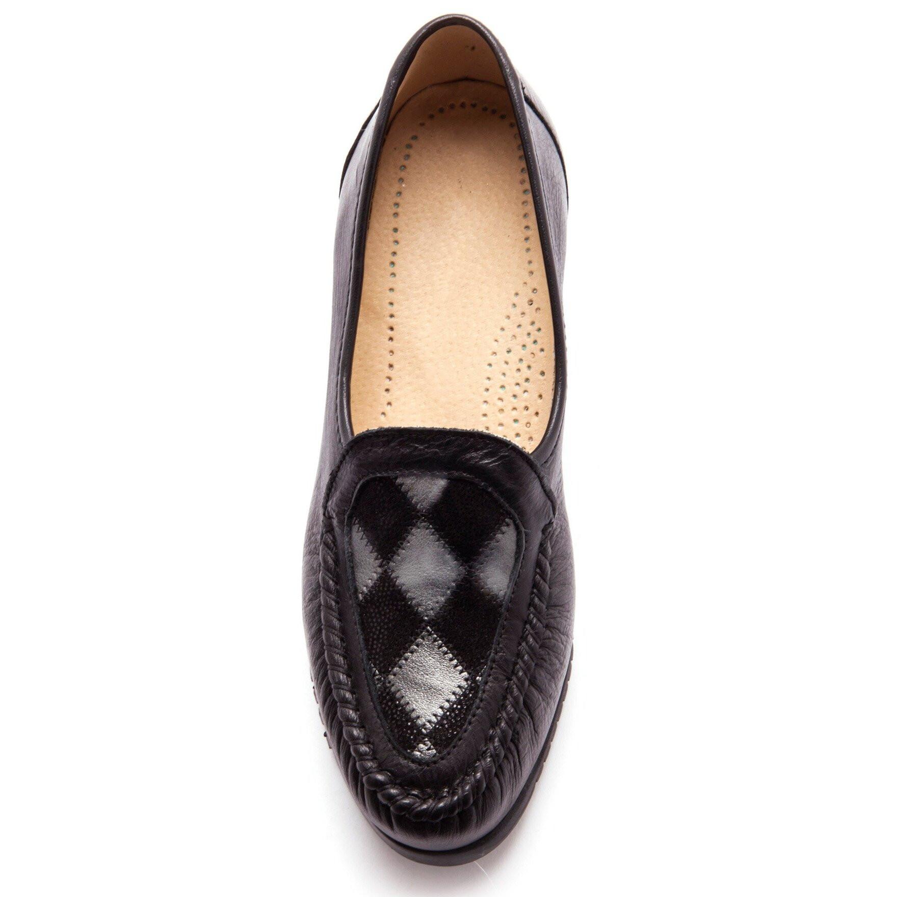 Pédiconfort  mocassins sans-gêne cuir 