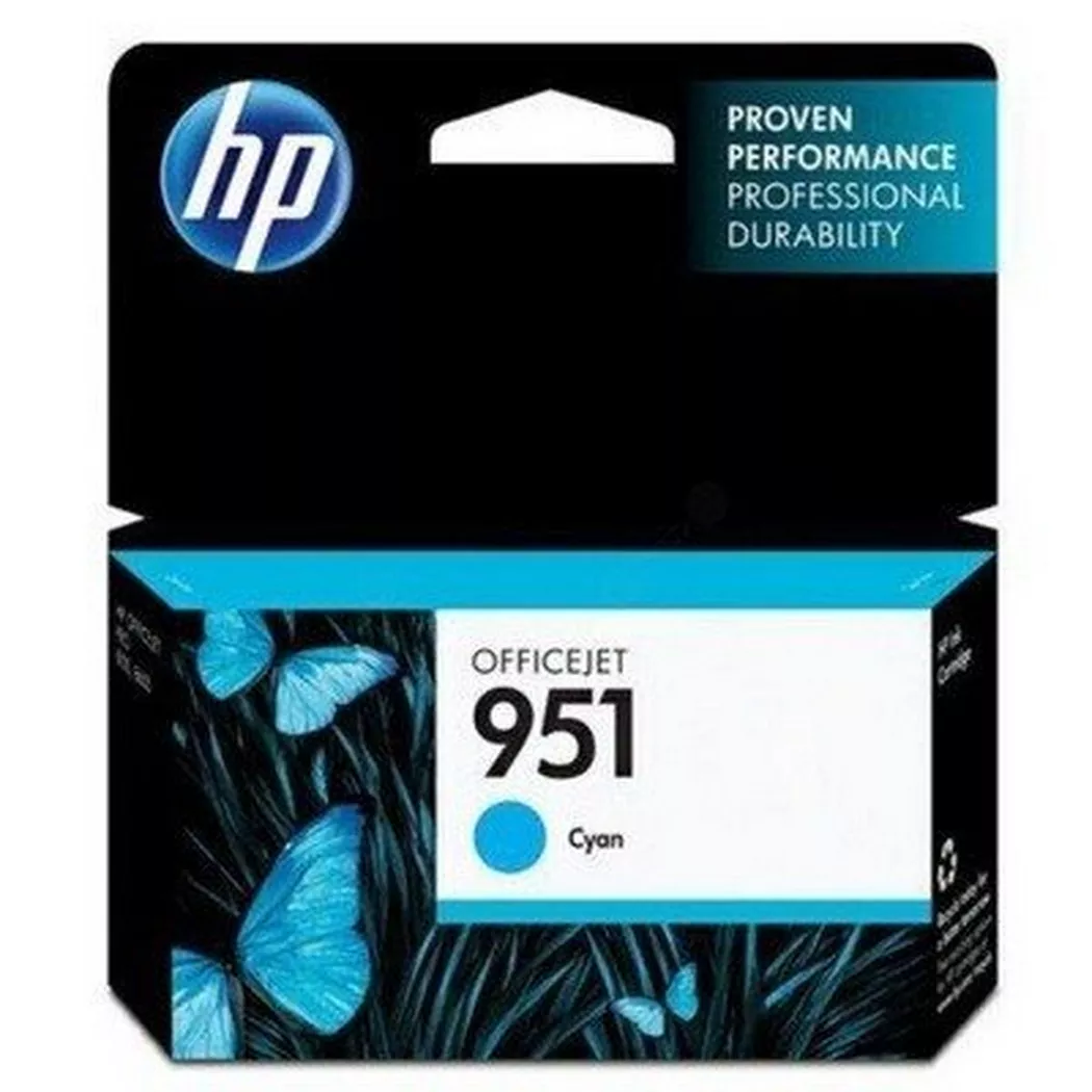 Hewlett-Packard – HP Tintenpatrone 951 cyan CN050AE OfficeJet Pro 8100 700 S., Cyan-Blau, One Size