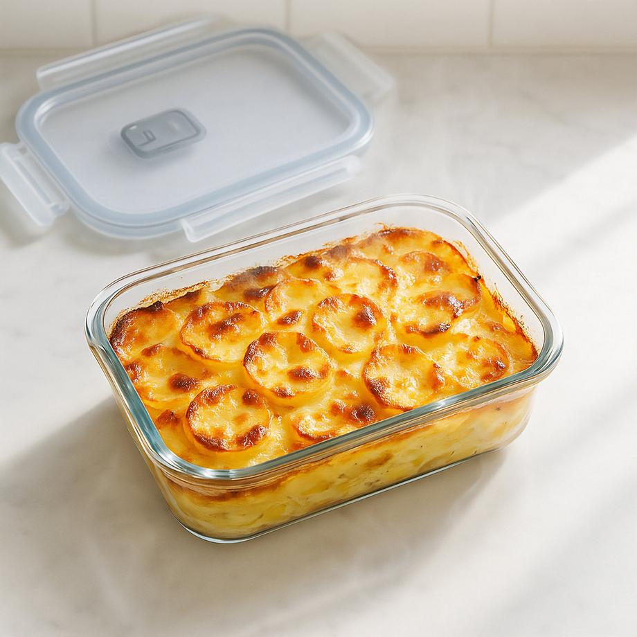 Northix  Ensemble de contenants de conservation en verre pour aliments 