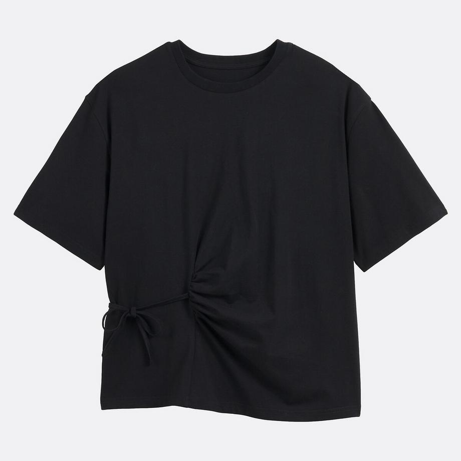 La Redoute Collections T-shirt da Annodare Girocollo Maniche Corte  