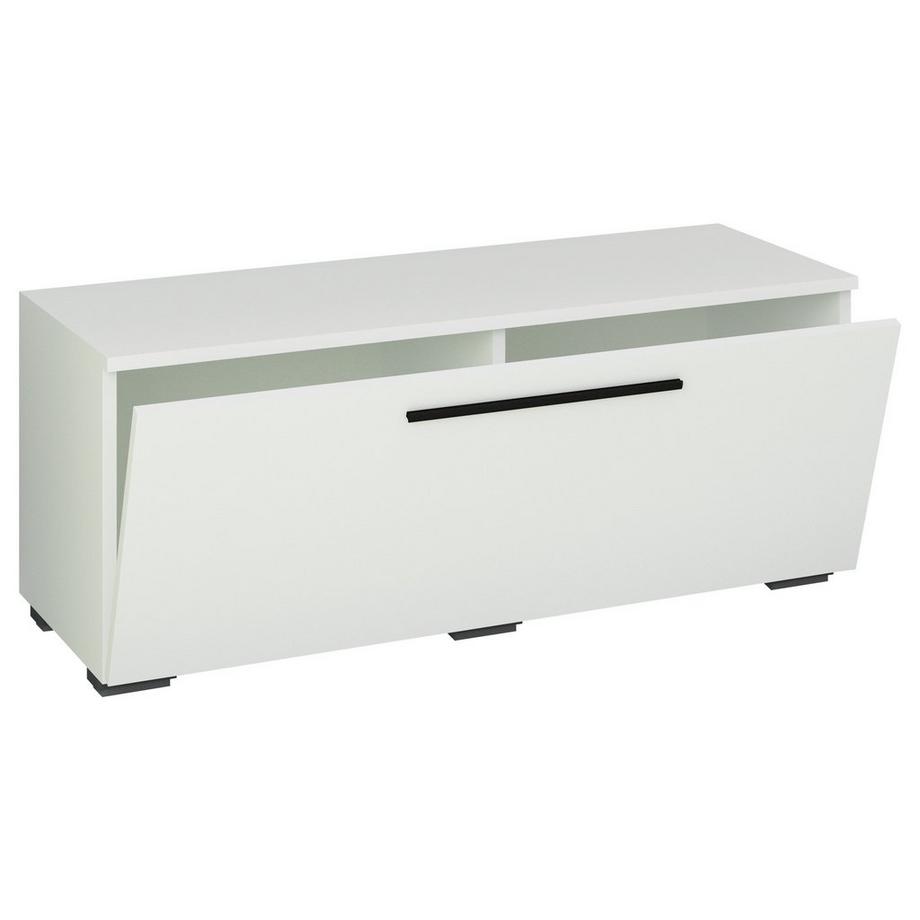 VCM TV Möbel | Lowboard | Fernsehschrank mit breiter Klapptür | Maße H. 39 x B. 95 x T. 40 cm | Fernseh Möbel – Arila S  