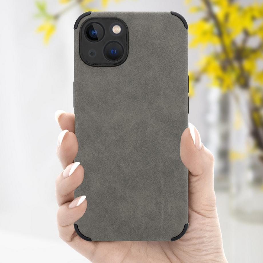 Cadorabo  Hülle für Apple iPhone 13 mit Kunst-Wildleder Rückseite 