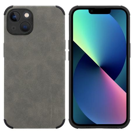 Cadorabo  Housse compatible avec Apple iPhone 13 - Coque de protection en silicone TPU avec dos en similicuir élégant 