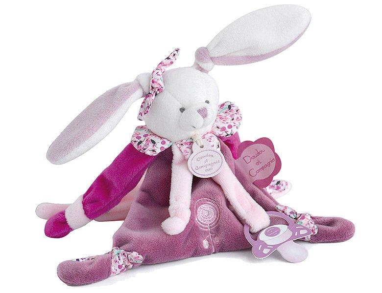 Image of Kirsche Hase mit Schnullerhalter (17cm)