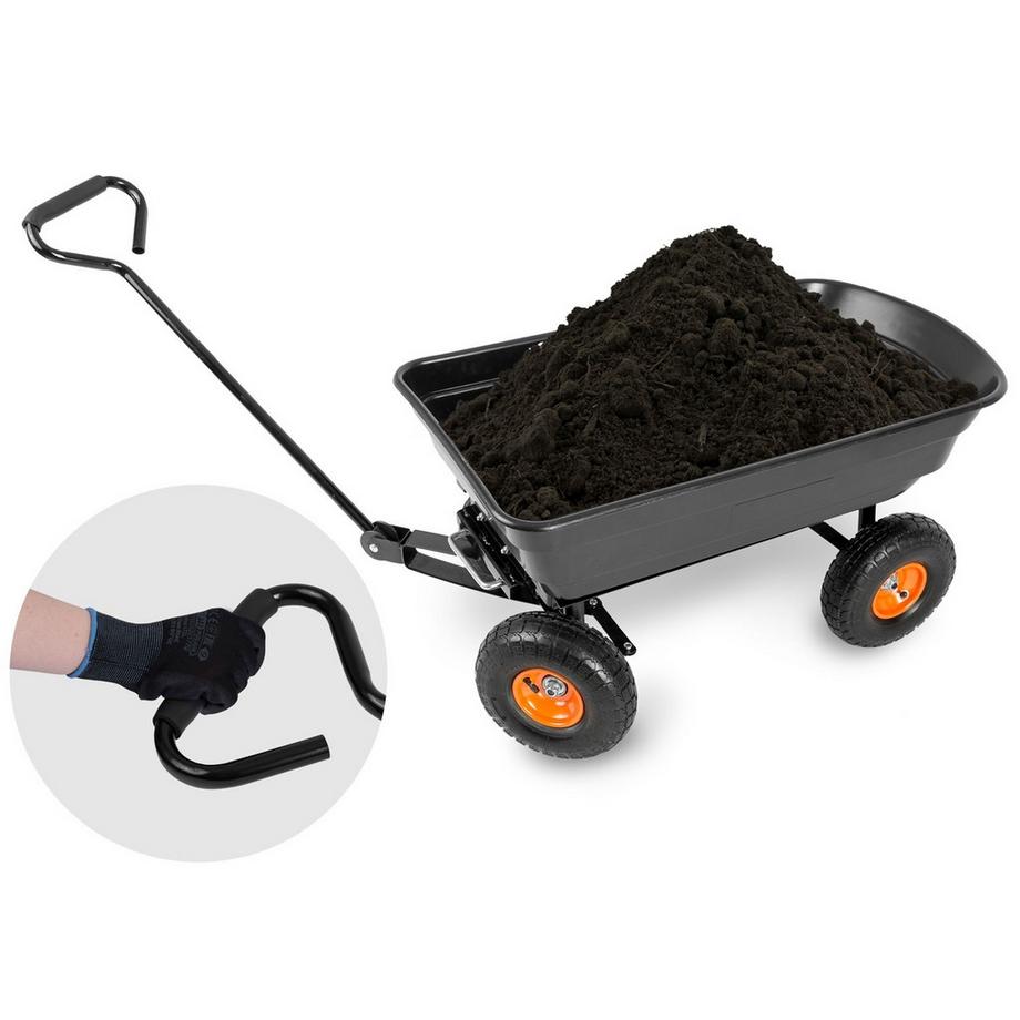 B2X Gartenwagen mit Kippfunktion 75L Humberg 4872  