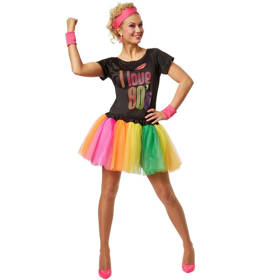 Tectake  Costume de starlette des années 80 