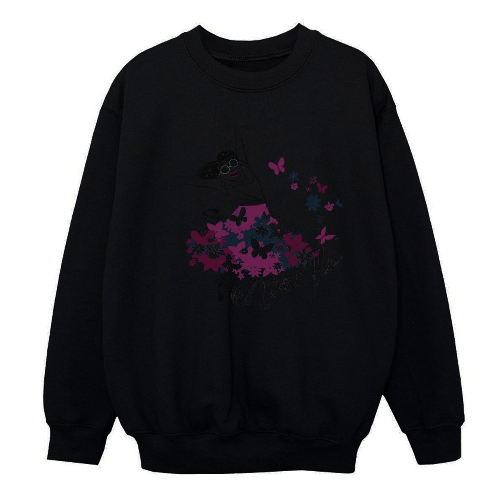 Image of Encanto Mirabel Flower Sweatshirt Unisex Schwarz 152-158