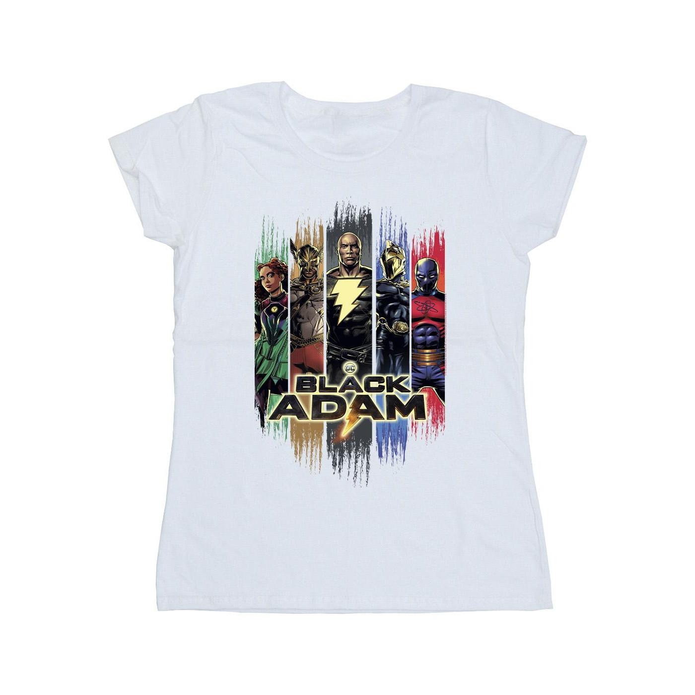 Image of Black Adam Jsa Complete Group Tshirt Damen Weiss M