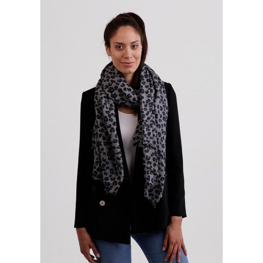 CASH-MERE.CH Écharpe Léopard  