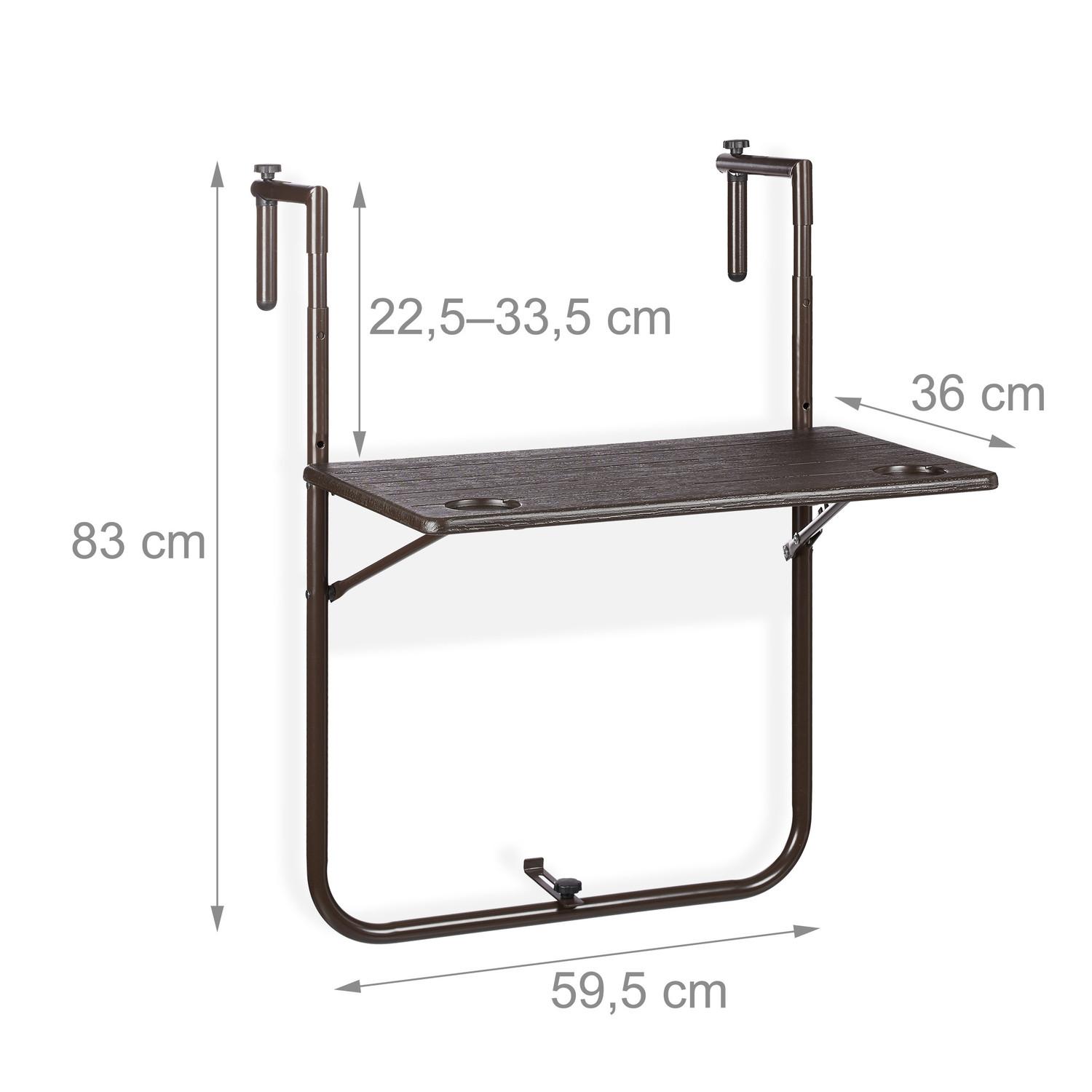 B2X Tavolo pieghevole da balcone  
