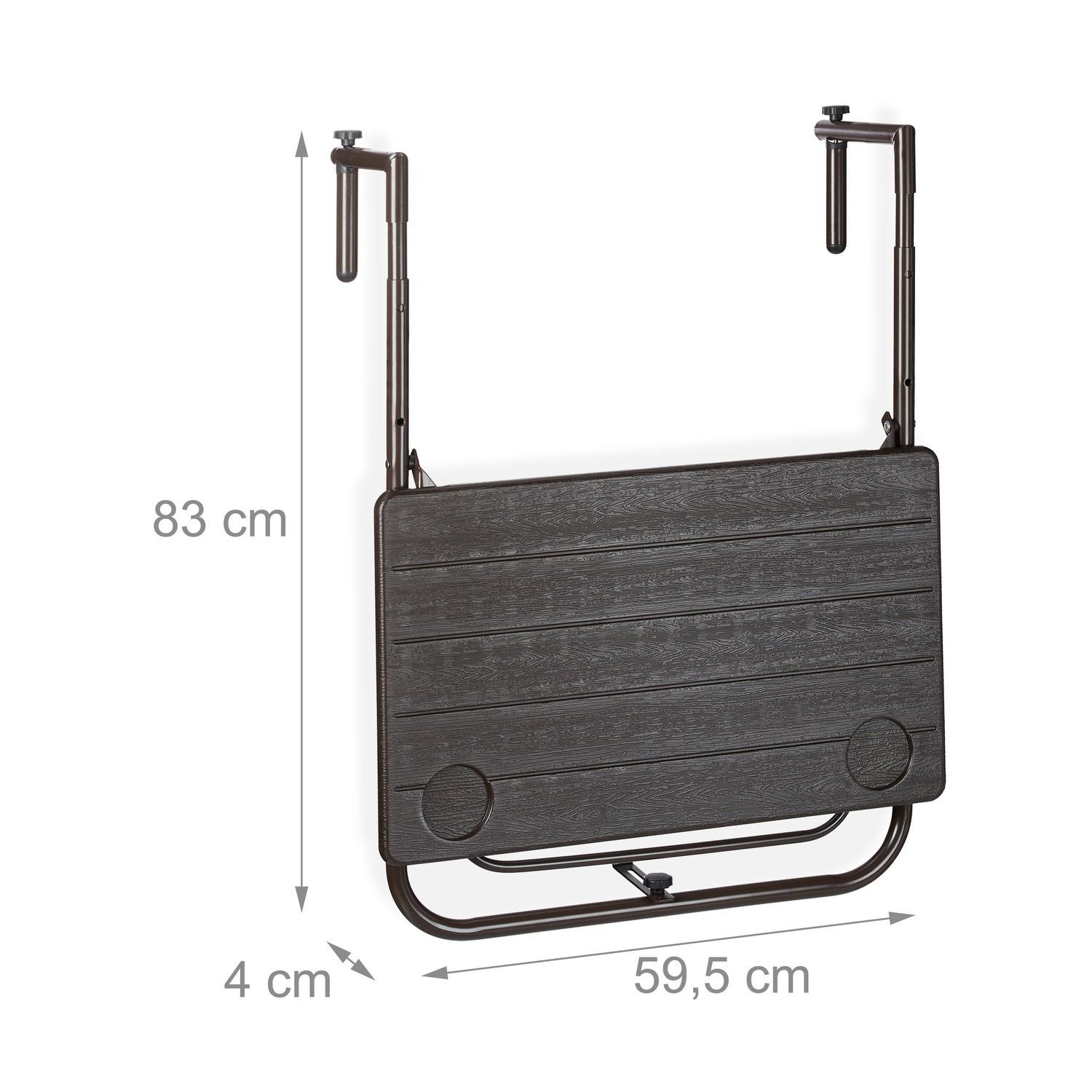 B2X Tavolo pieghevole da balcone  