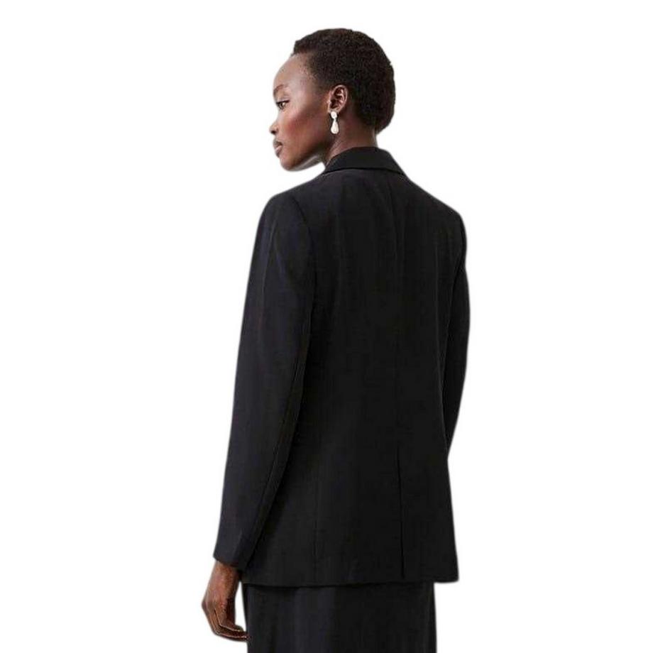 FRENCH CONNECTION Leger Blazer mit Pattentaschen und ausgestelltem Saum  