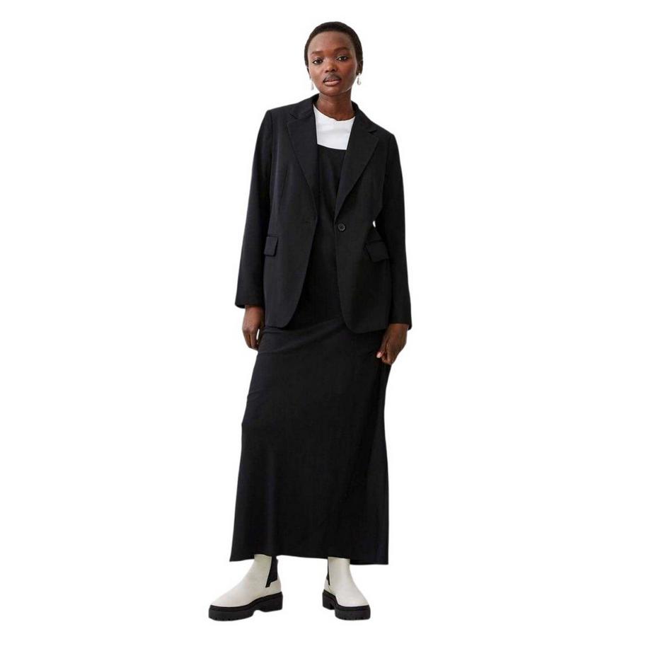 FRENCH CONNECTION Leger Blazer mit Pattentaschen und ausgestelltem Saum  