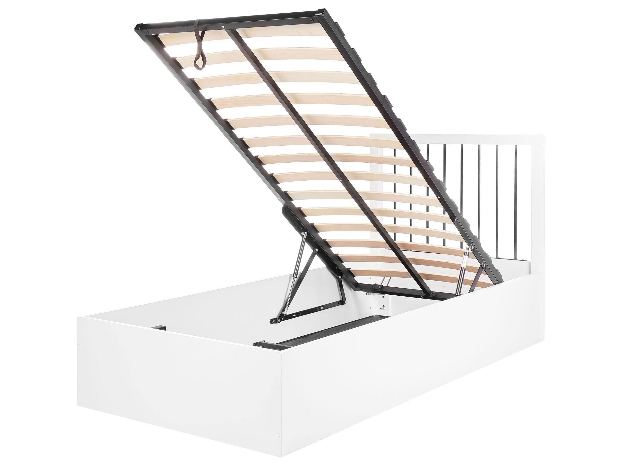 Image of Bett mit Lattenrost aus MDF-Platte Modern ROUVILLERS Bett mit Lattenrost aus MDF-Platte Modern ROUVILLERS